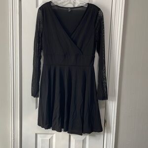 shein black dresses for funeral Zapakasa Women Black and White Satin Midi Formal Dress with Ruffles Cold  Shoulder Pencil Semi-Formal Dress